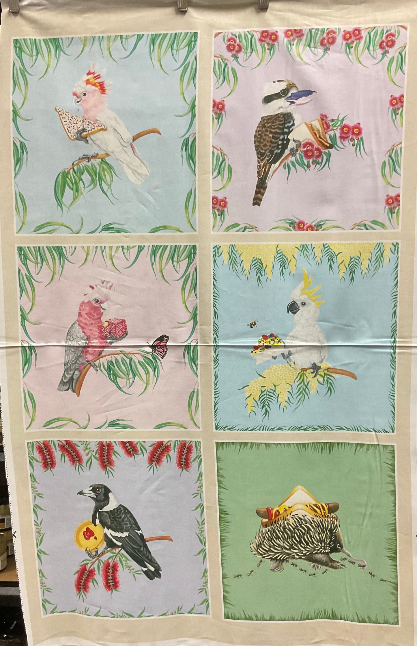 Fabric Panel - Aussie Icons - Olivia York