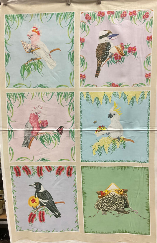 Fabric Panel - Aussie Icons - Olivia York