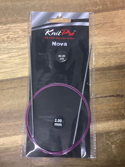 Nova Fixed Circular Needle 80cm