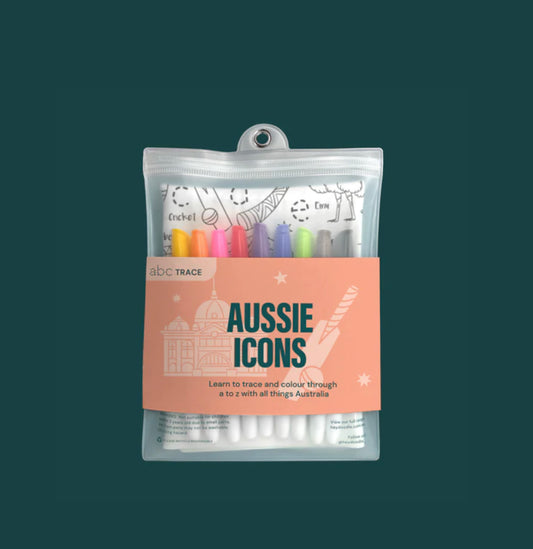 Heydoodle ABC Aussie Icons Mat Set