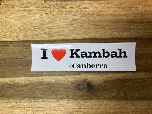 Bumper Stickers I Heart Kambah