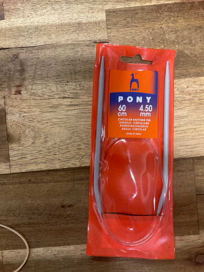 Pony Circular Needles 60cm