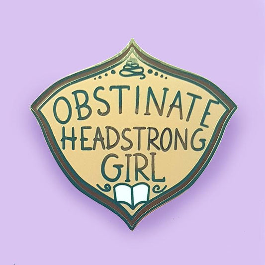 Obstinate Headstrong Girl Lapel Pin