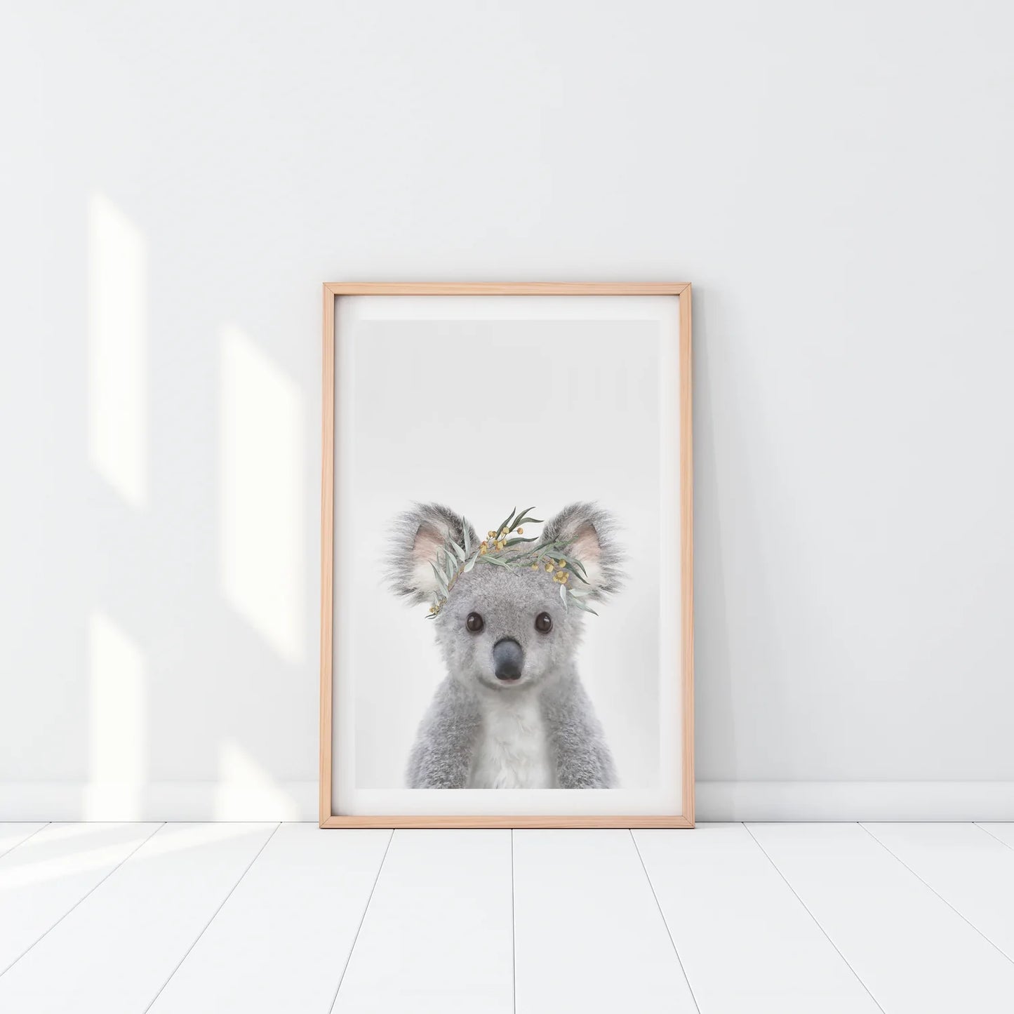 Baby Koala Eucalyptus Print A4