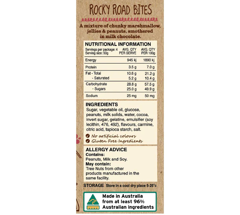 Rocky Road Bites 80g