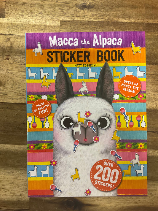 Macca the Alpacca Sticker Book