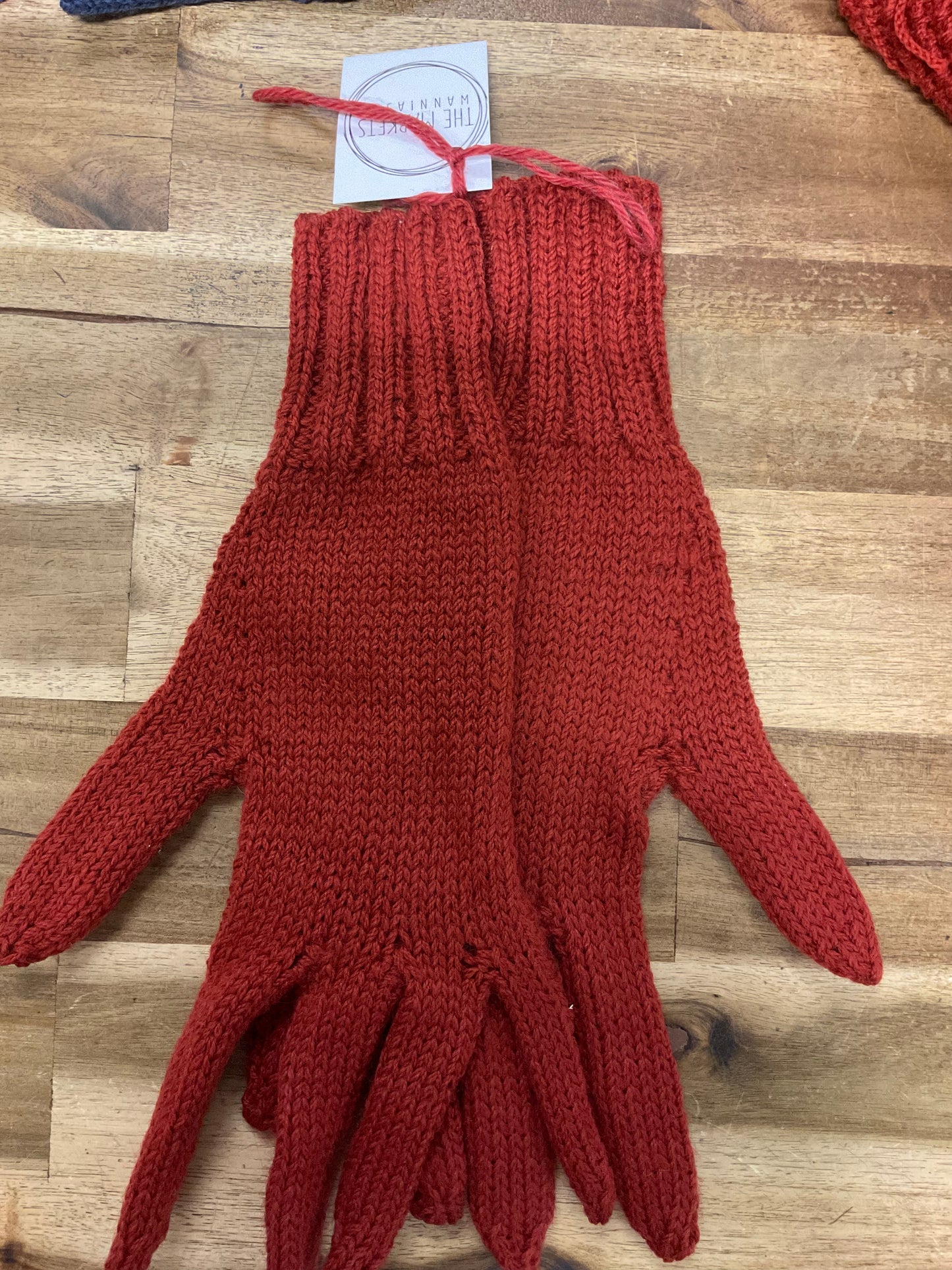 Hand Knitted Adult Gloves