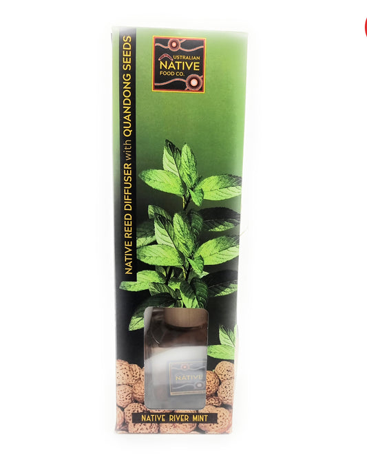 Native Reed Diffuser with Quandong Seeds Native River Mint