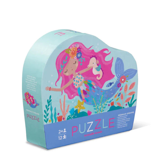 Mini Puzzle - 12pc Mermaid Dreams