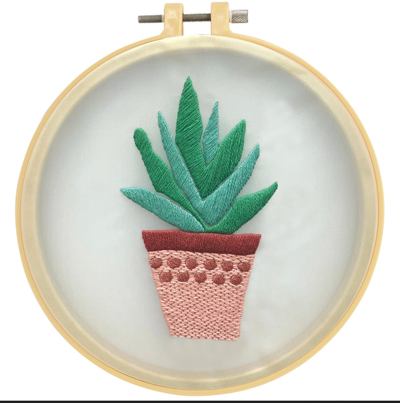 Make It Embroidery Kit - Cactus Pot