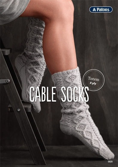 Patons Cable Socks 20020