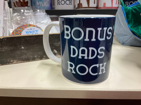 Mug - Bonus Dads Rock (Navy)