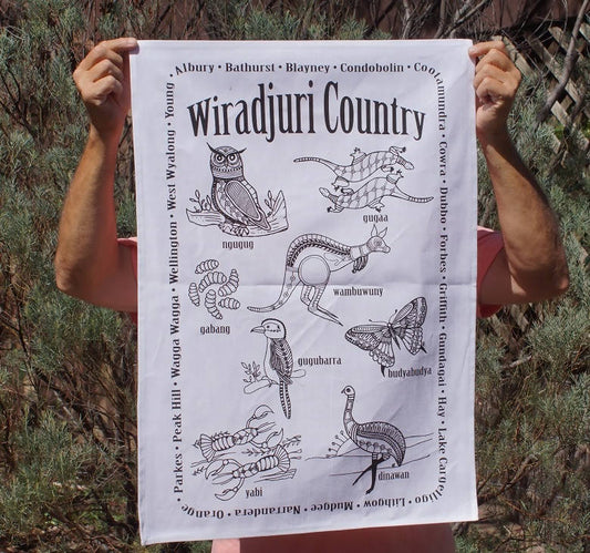 Tea Towel - Wiradjuri Country 1.