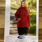 Funnel Neck Tunic with Garter Trim  Pattern *DISCONTINUED