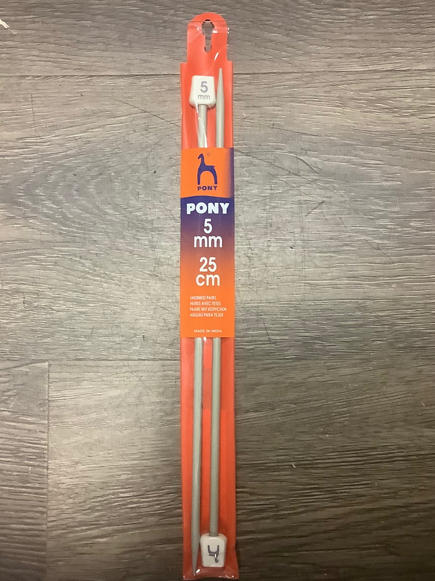 Pony Knitting Needles 25cm