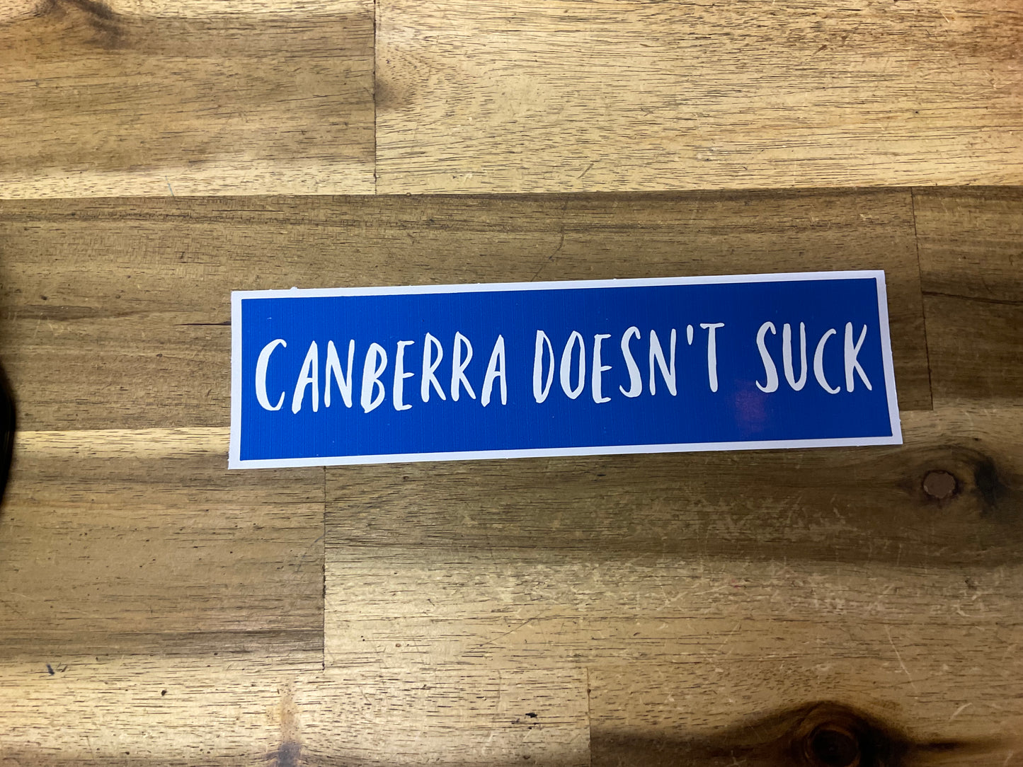 Bumper Stickers Canberra Doesn’t Suck
