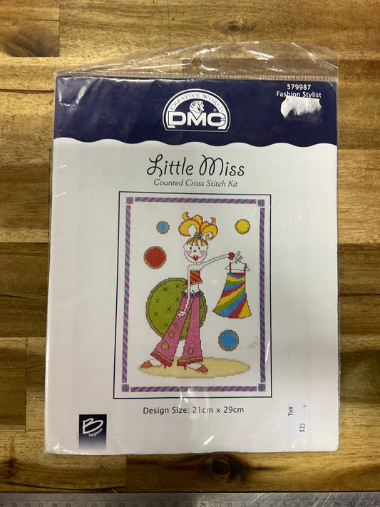 Little Miss Counted Cross Stitch Kit