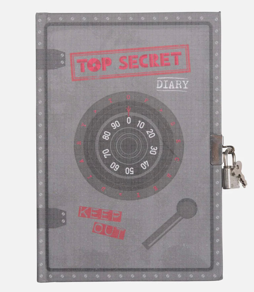 Lockable Diary - Top Secret