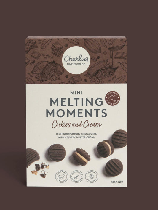 Melting Moments Cookies and Cream 100g