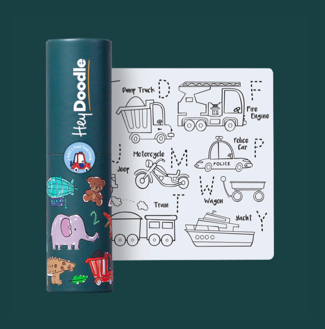 Heydoodle Mini Mat Set Toot Toot Honk