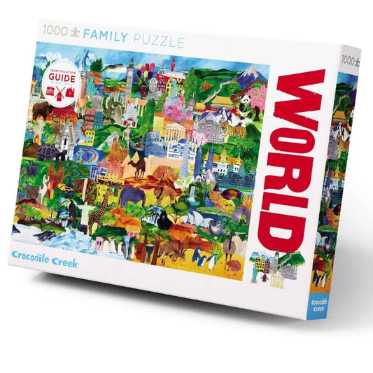 1000pc Boxed Puzzle World Collage