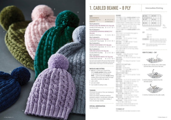 Pattern Book of Beanies