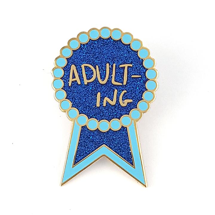 Adulting Lapel Pin