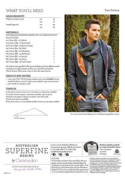 Pattern Lichen Scarf