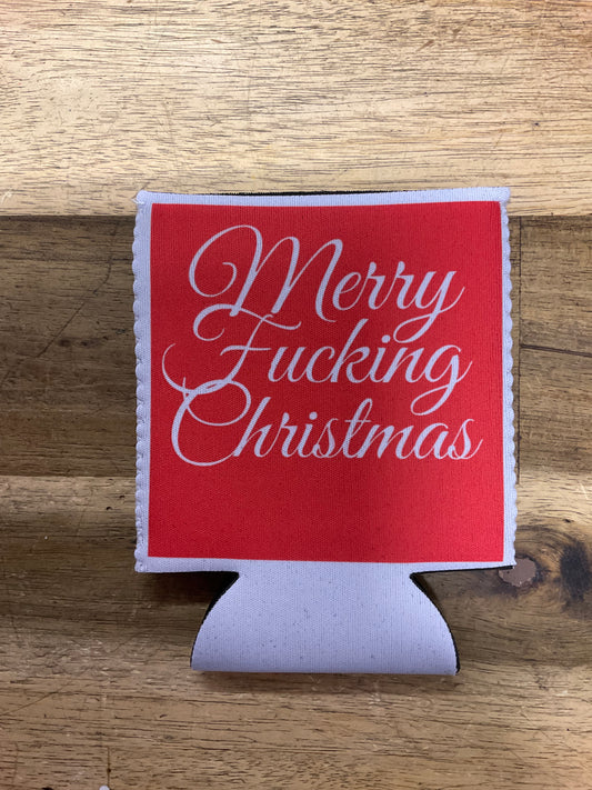 Stubby Holder -- Merry F*cking Christmas
