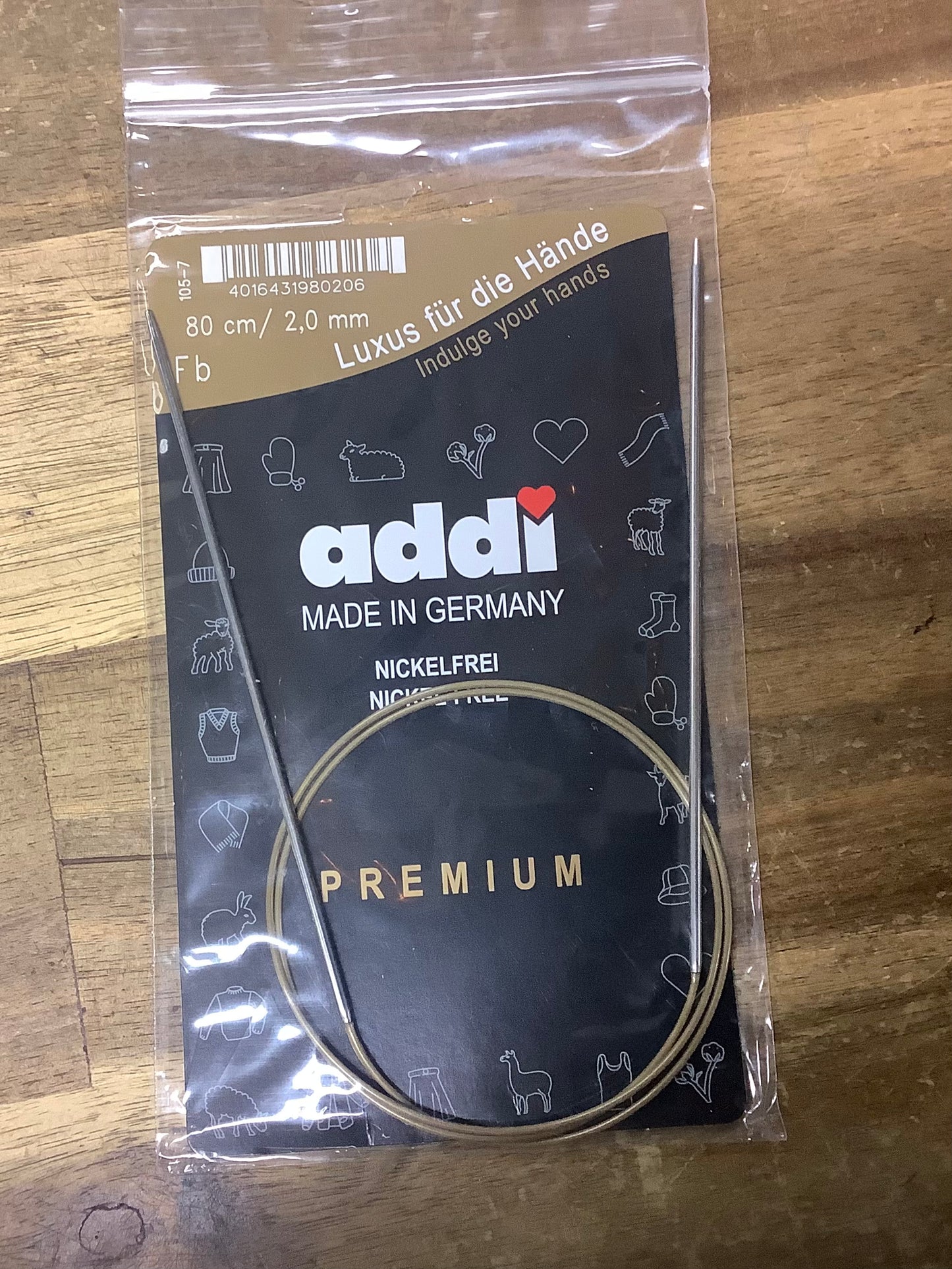 ADDI Fixed Circular Needles 80cm