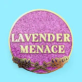 Lavender Menace Lapel Pin