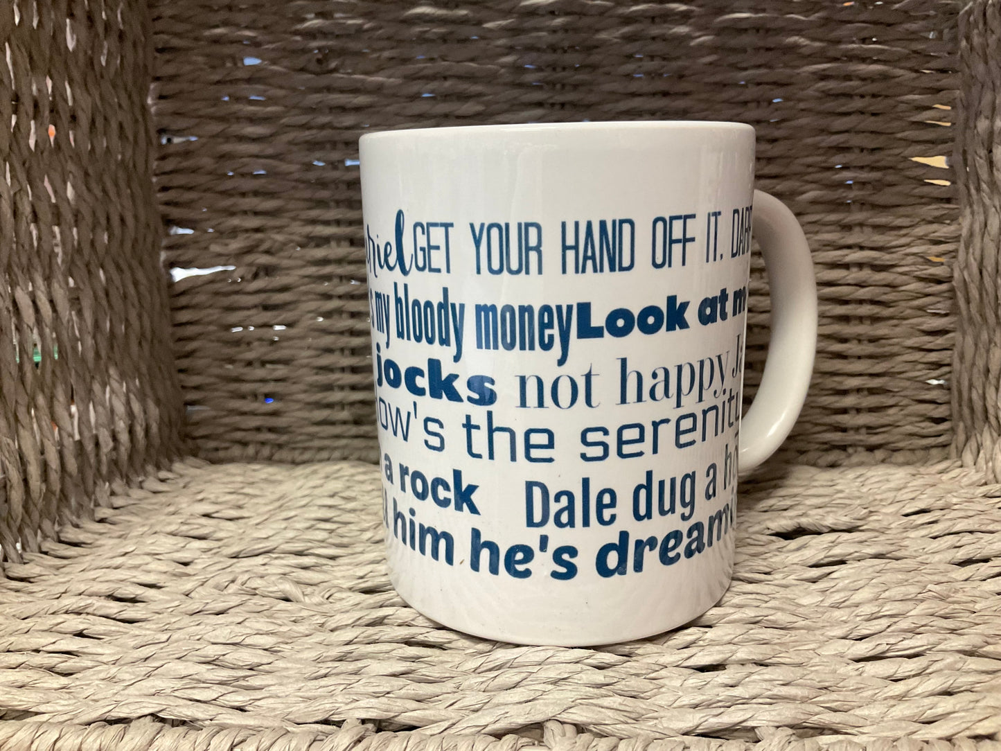 Naughty Corner Mug - Aussie T & Movie quotes