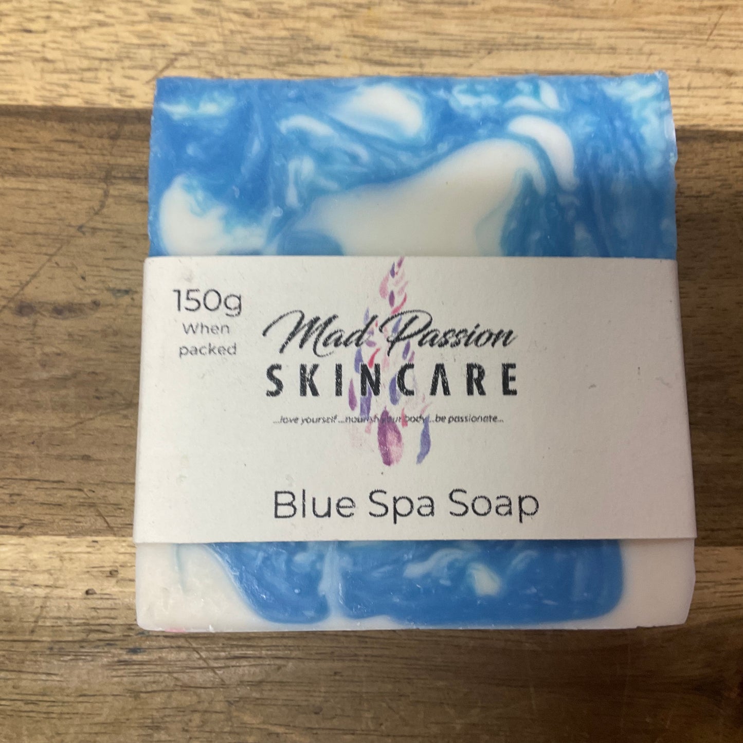 Handmade Soap Bar Blue Spa
