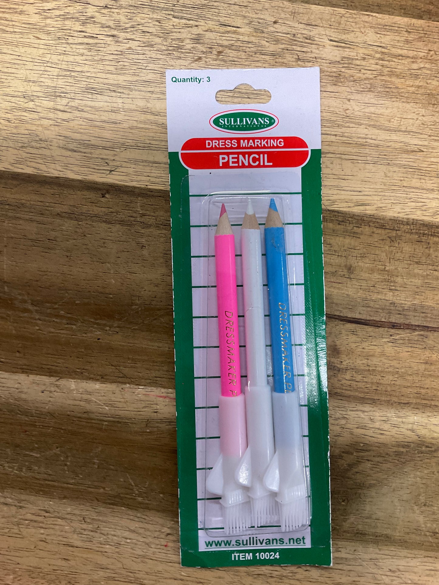 Dressmaking Pencils with Brush x3