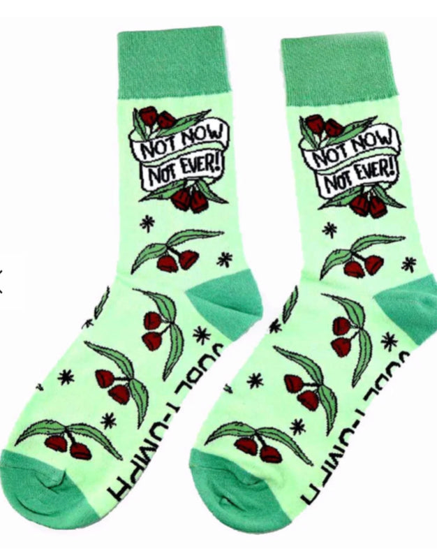 Not Now, Not Ever Socks