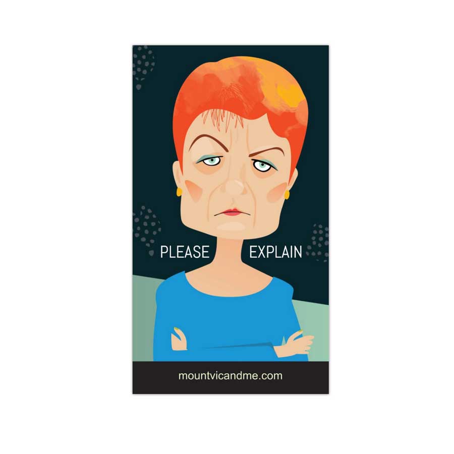 Please Explain Pauline Hanson Magnet