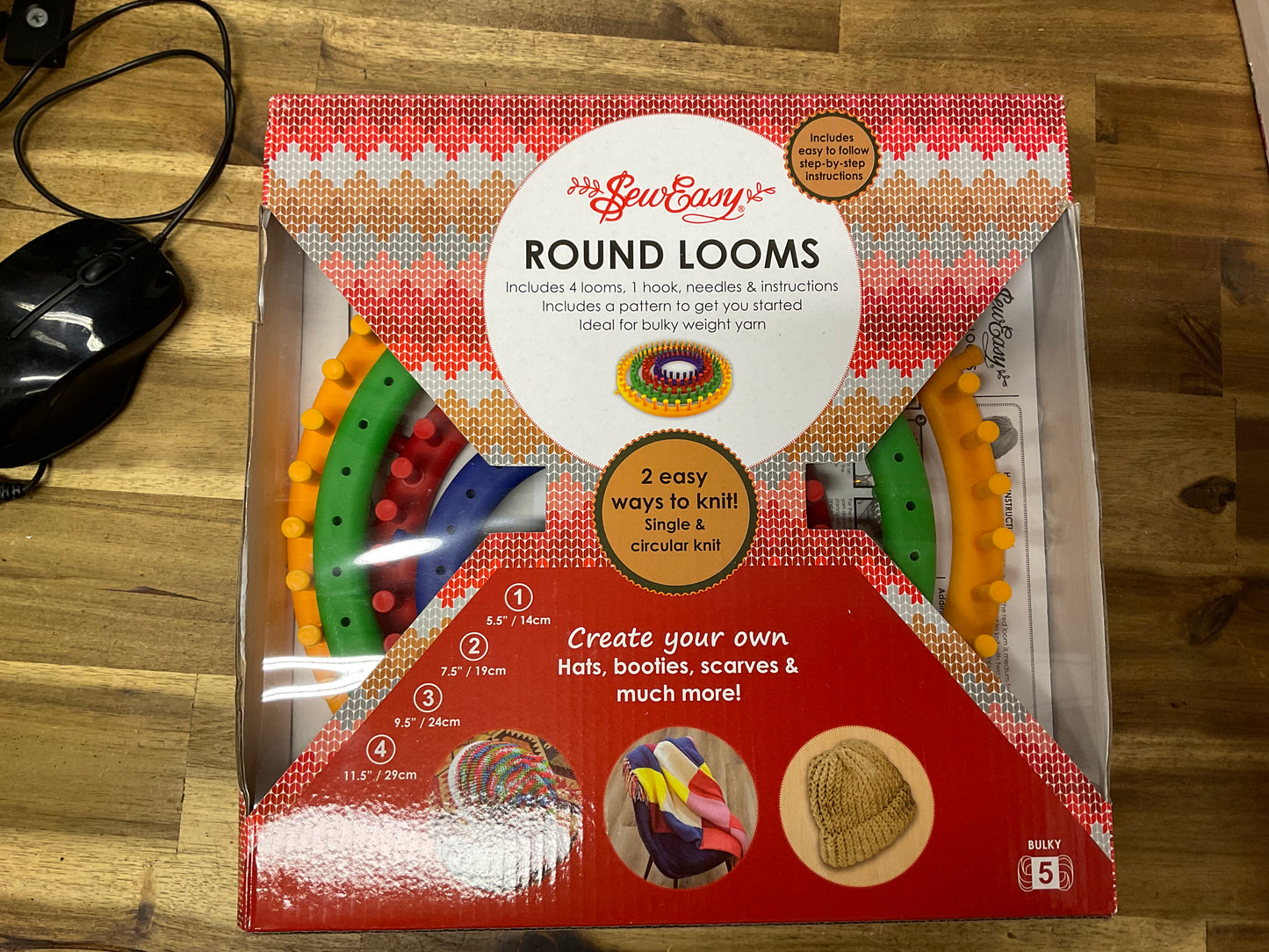 Round Knitting Loom 4 pieces