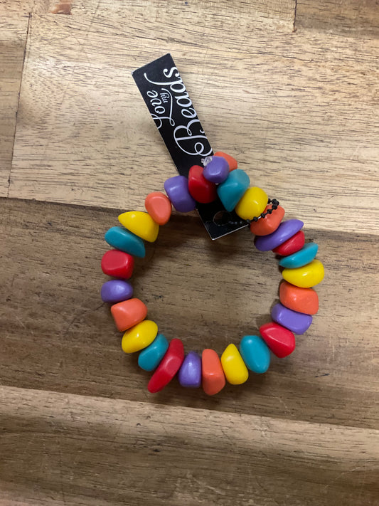 Bracelets Resin Chip - Rainbow