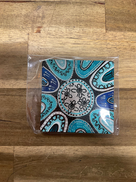 Indigenous Coasters - Muka (Salt water)
