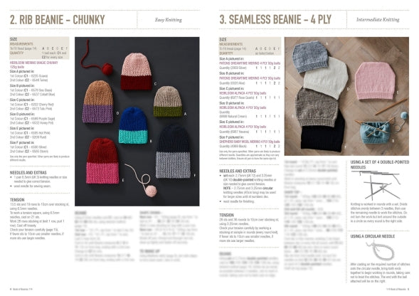 Pattern Book of Beanies