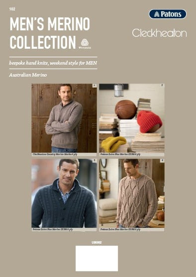 Mens Merino Collection Patterns 102