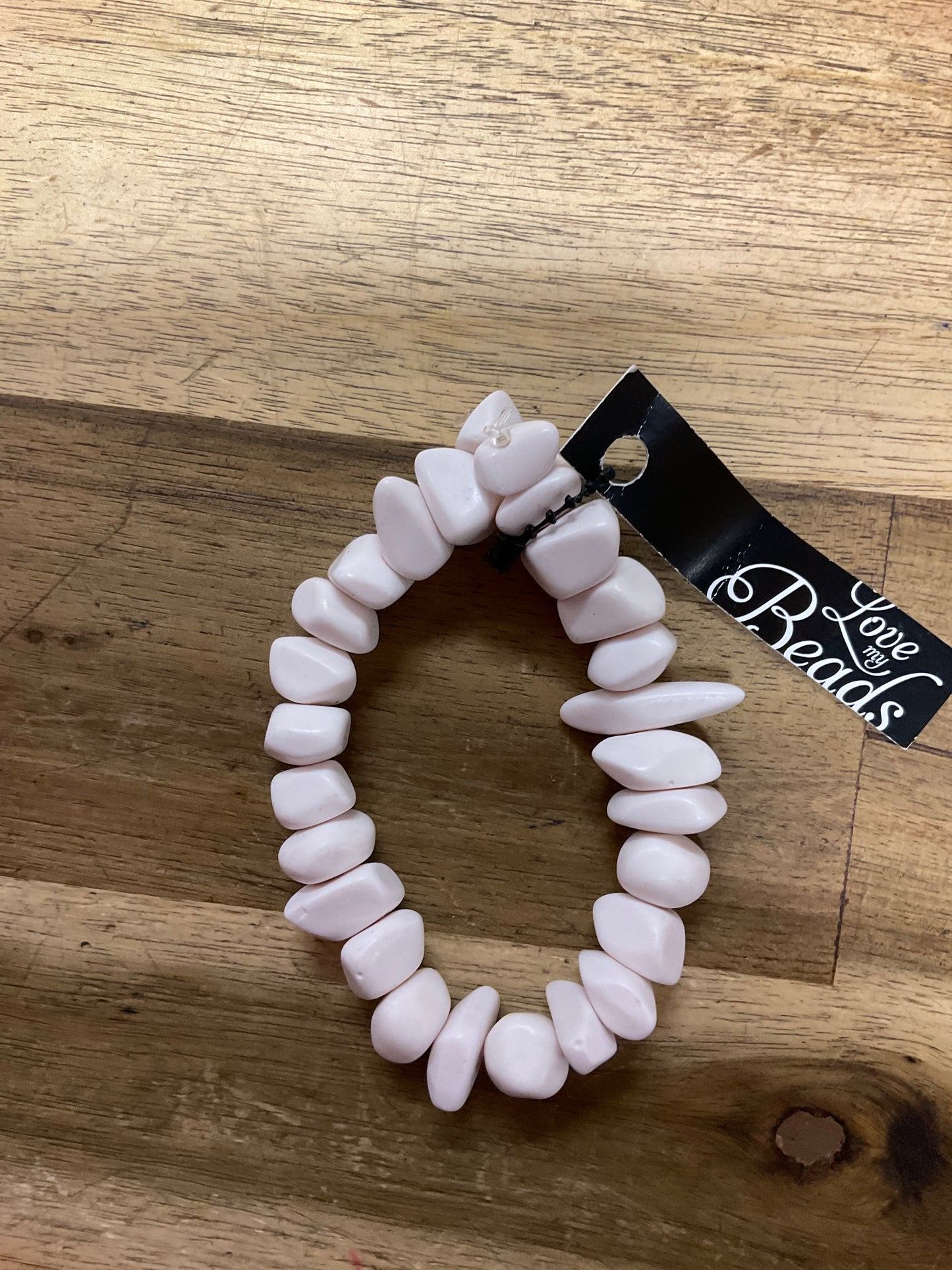 Bracelets Resin Chip - White
