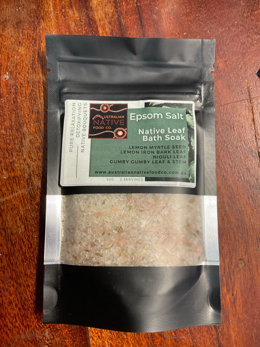 Native Leaf Bath Soak - Epsom Salts