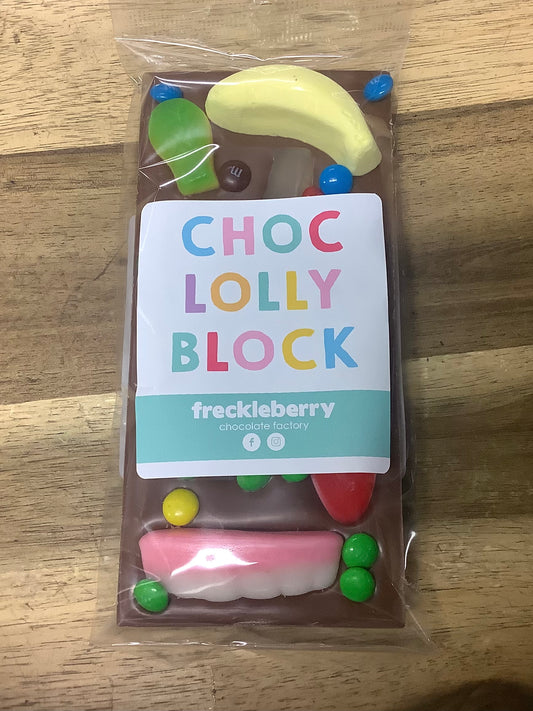 Choc Lolly Block 100g