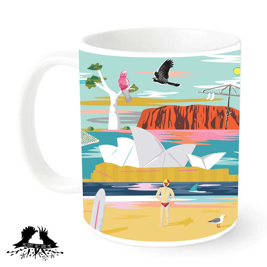 Australians Paint By Numbers Mug