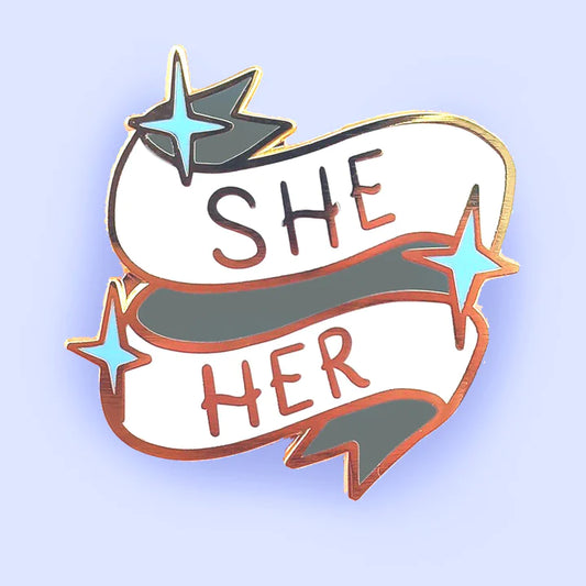She/Her  Lapel Pin