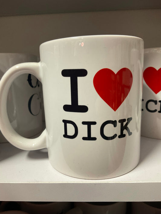 Naughty Corner Mug - I Heart D*ck