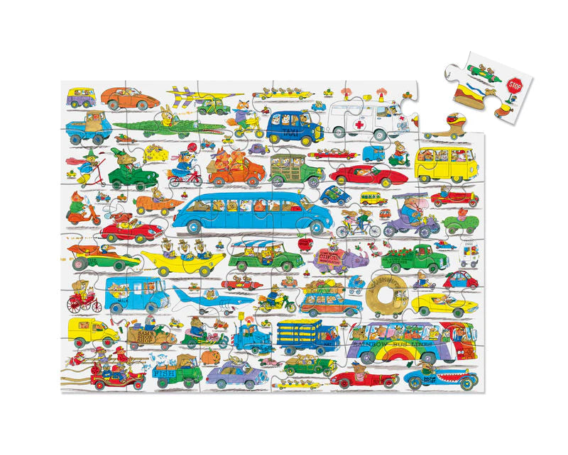 Richard Scarry Puzzle 36pc Cars & Trucks