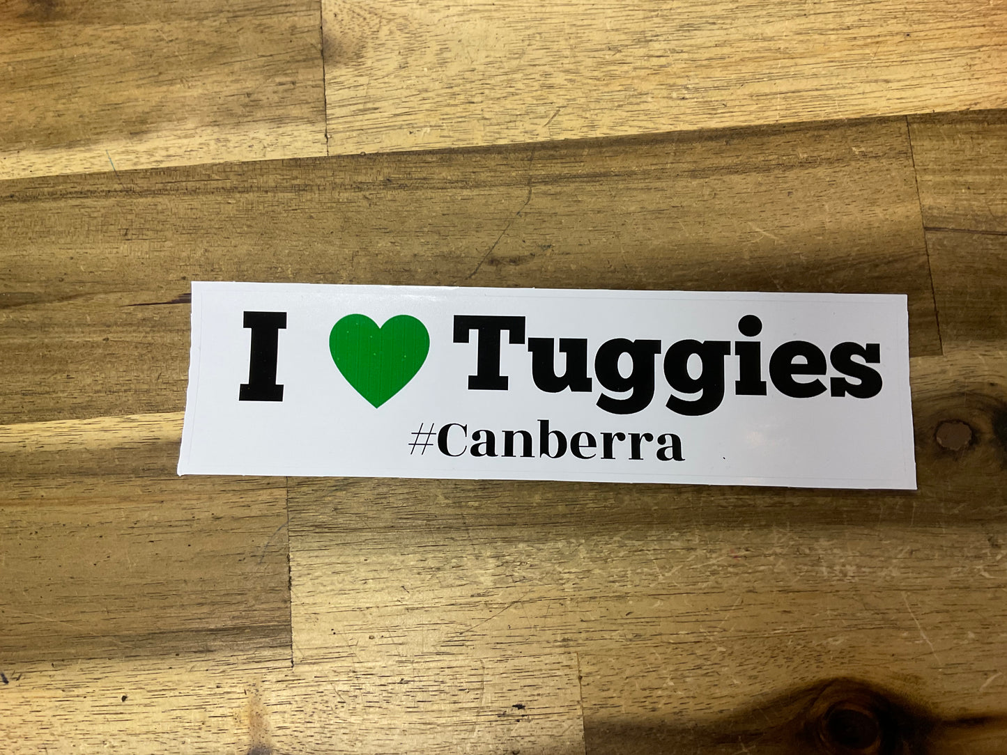 Bumper Stickers I Heart Tuggies