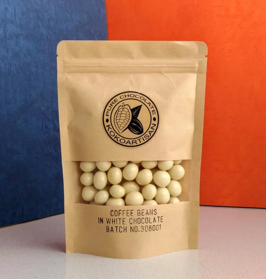 Coffee Beans in White Chocolate